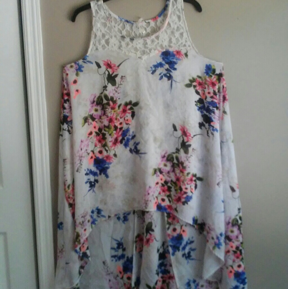 Floral highlow top